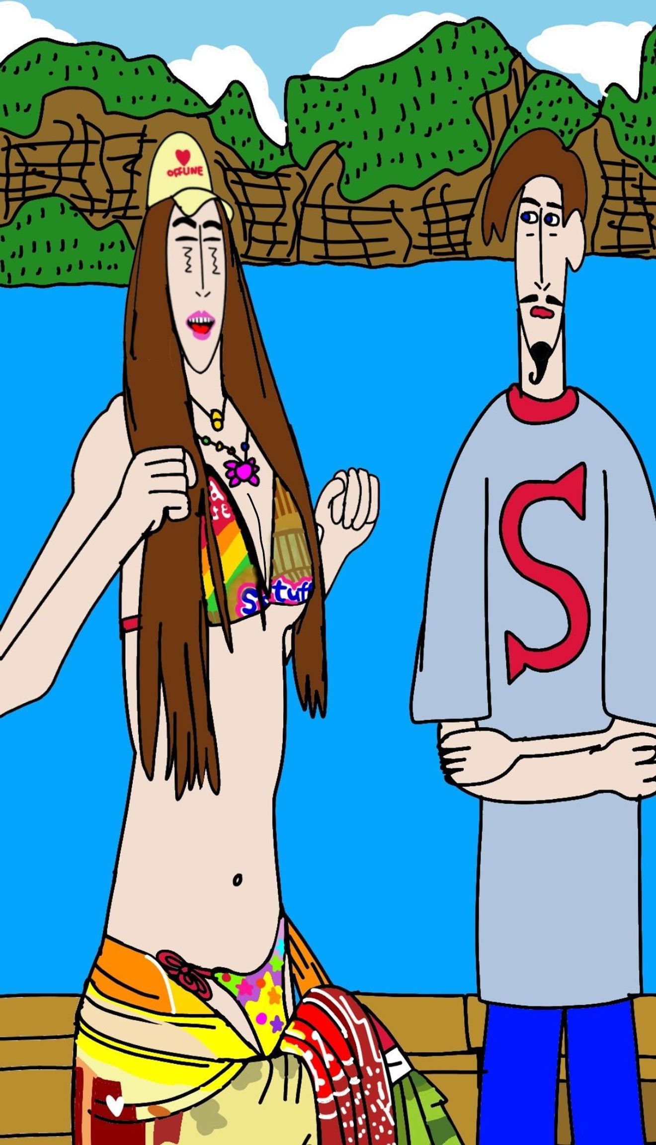 <DHC> Sahildeki bir kadın