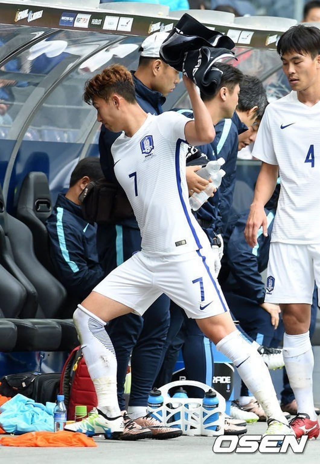 Son Heung-min, Lee Kang-in, Klinsmann, e Jung Mong-gyu