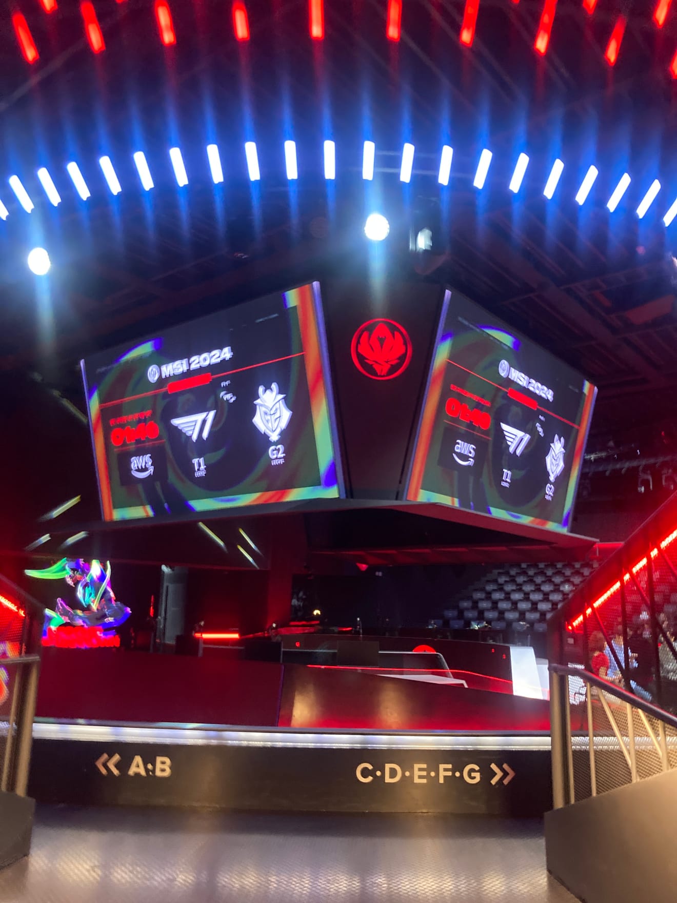 League of Legends MSI 2024 LoL Park Arena Viewing Party Live Bracket Stage Match T1:G2 3:0 T1 Victory