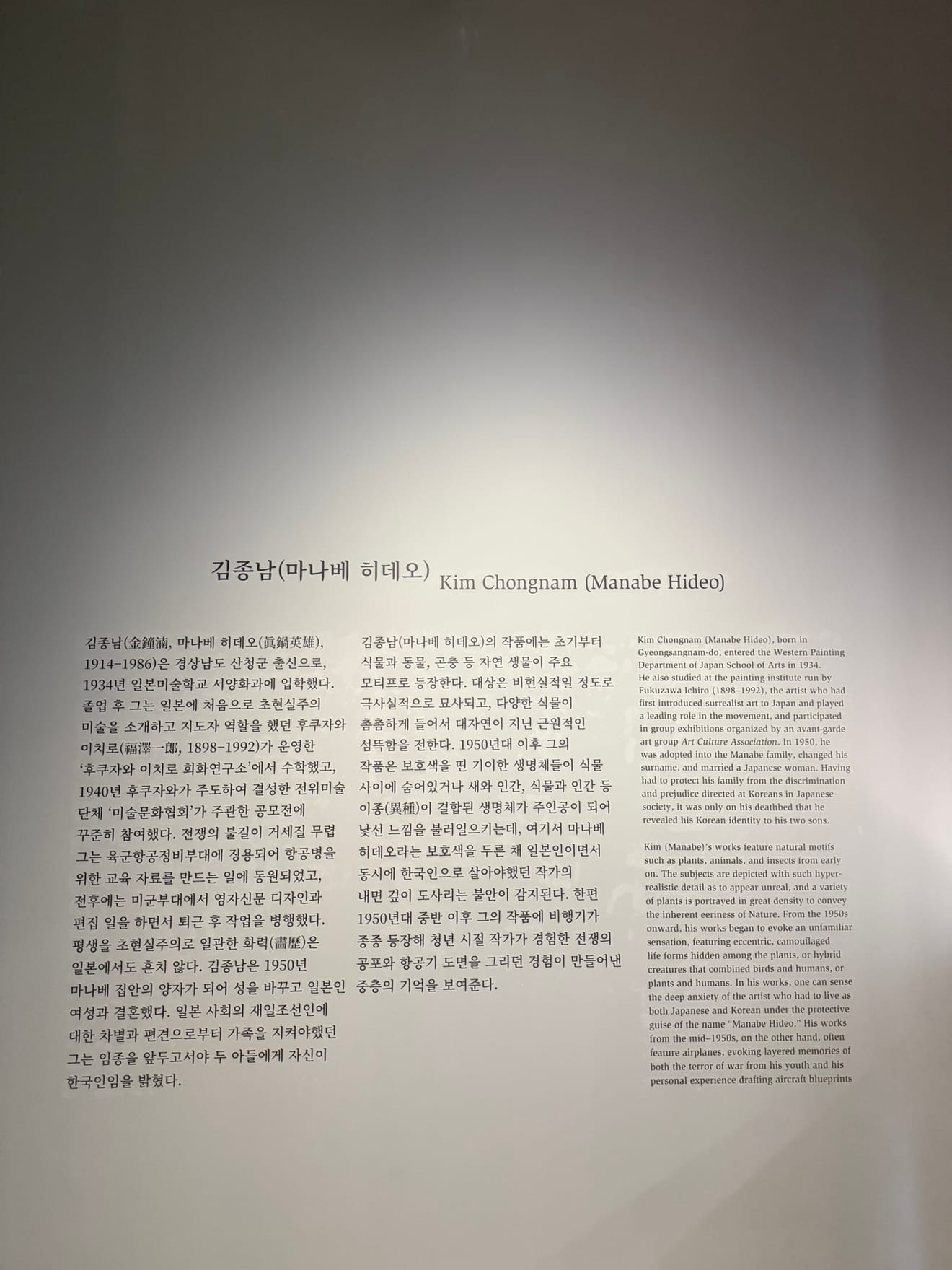 真鍋英雄, たましん美術館, 多摩