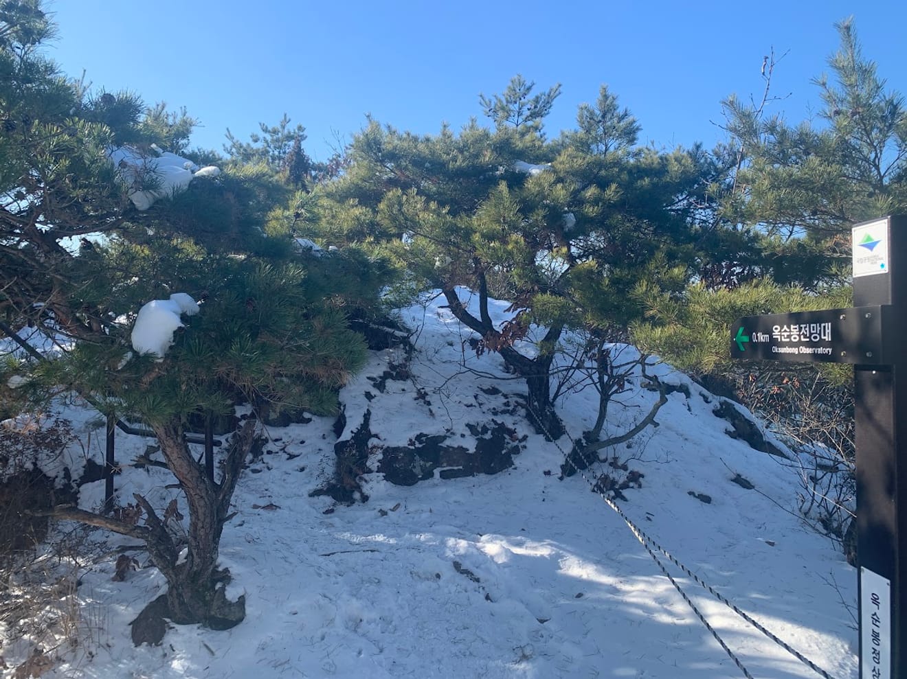 [Ulusal Park Pul Turu] 10. 월악산 (Walaksan) Yeni Başlayanlar İçin Kar Çiçeği Dağcılık Rotası Oksunbong'un Chungju Gölü Manzarası