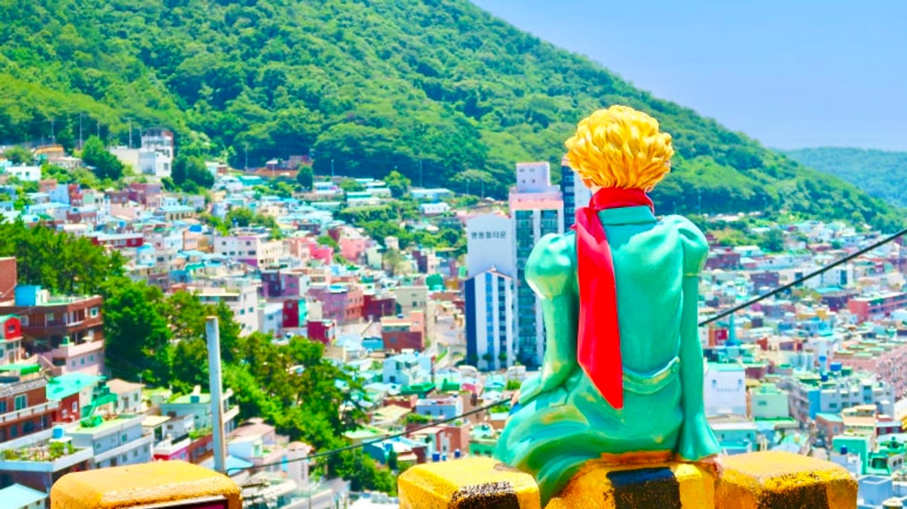 부산 여행 감천문화마을 어린왕자 포토존