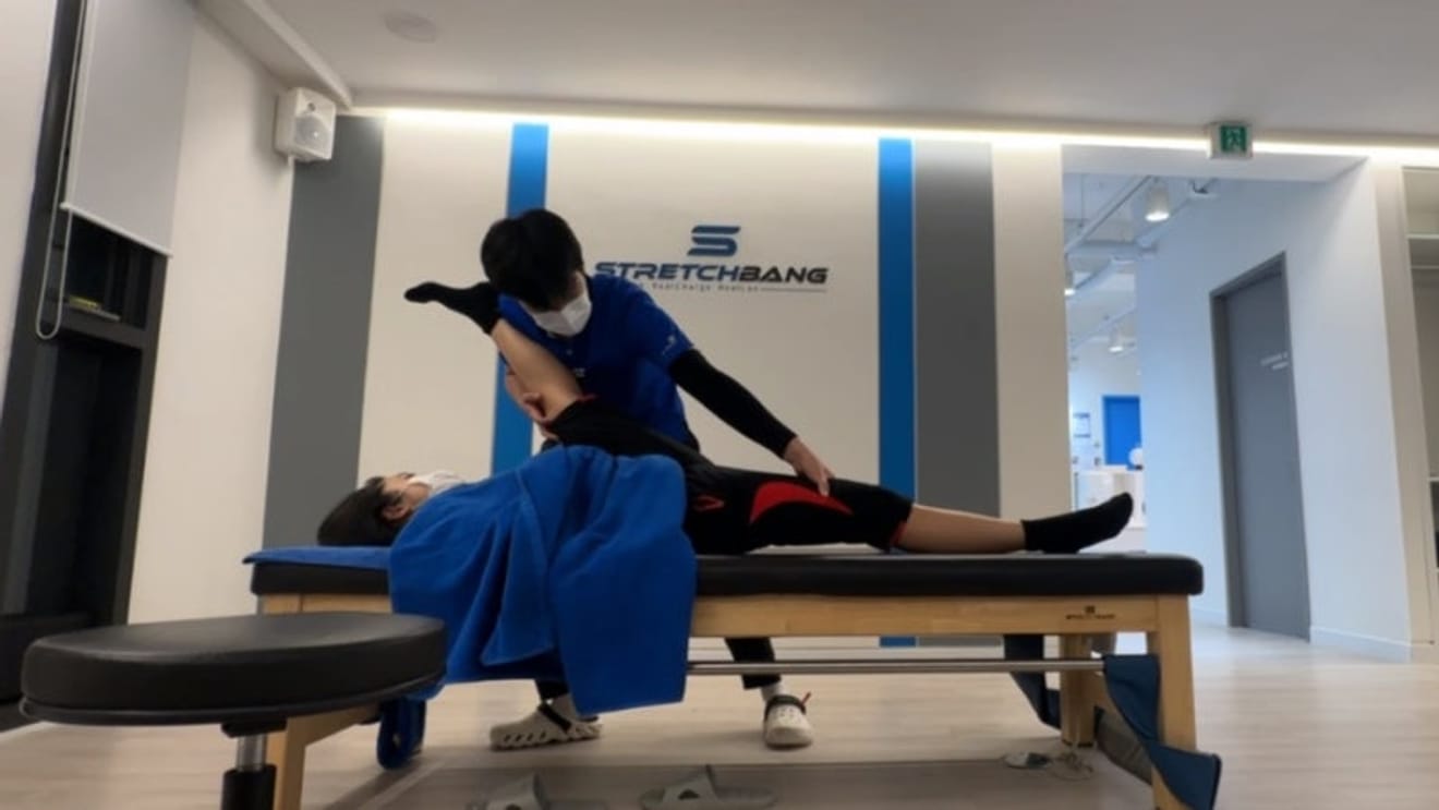 Soins post-course à pied grâce aux étirements. Avis sur Stretchbang de Kyodae