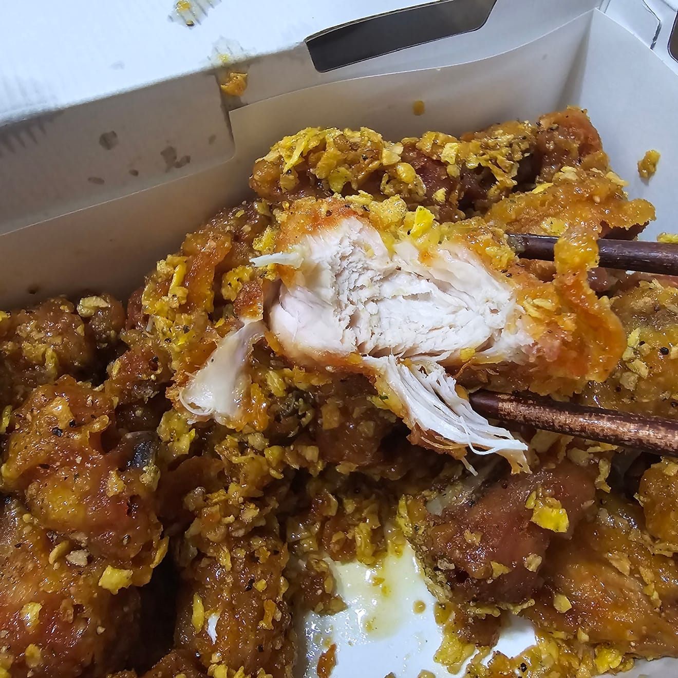 Avis sur la livraison du poulet au maïs original de Kyochon