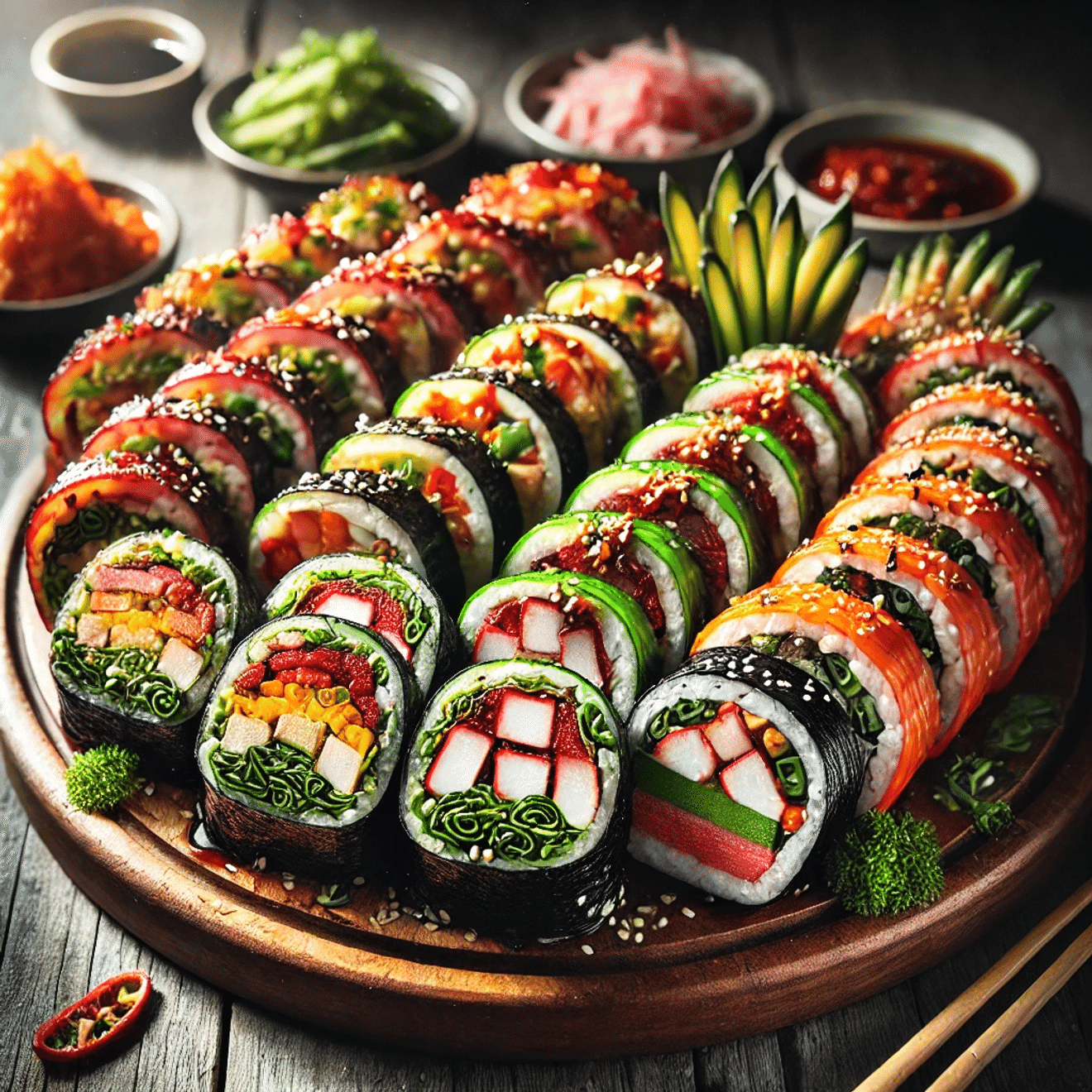 Những công thức làm kimbap sáng tạo của Baek Jong-won