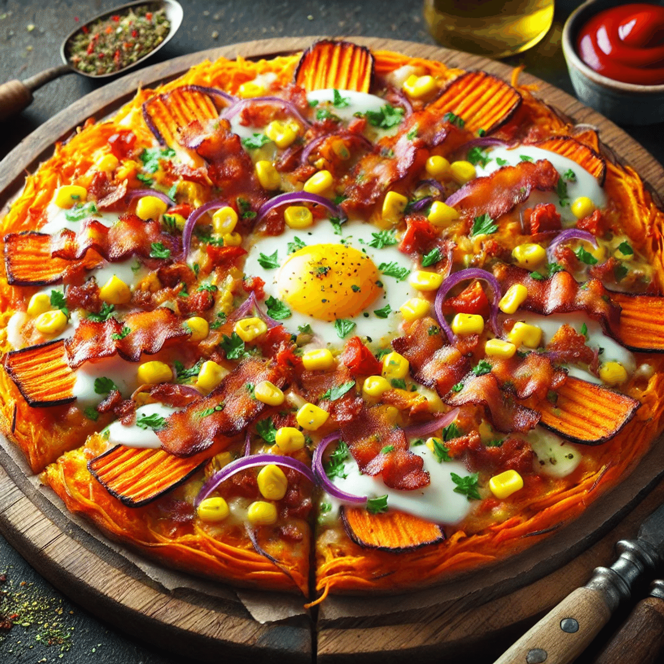Receita de Pizza de Batata Doce do Baek Jong-won: Lanche Saudável e Delicioso