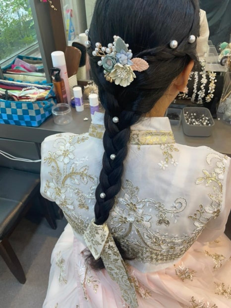 Hanbok-Miet-Erfahrung im Gyeongbokgung-Palast in Seoul