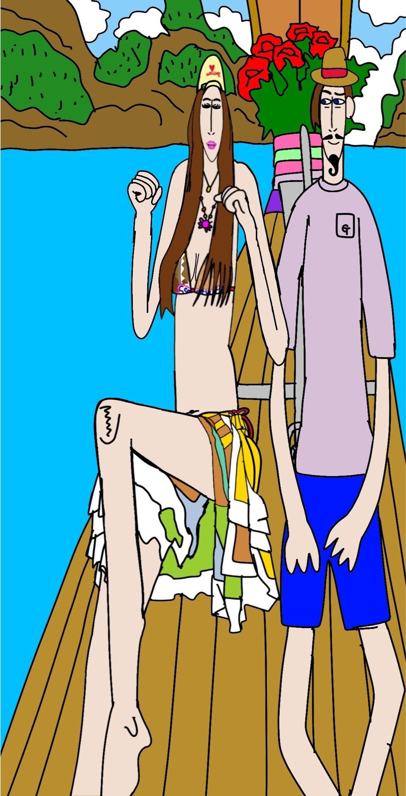 <DHC> Sahildeki bir kadın