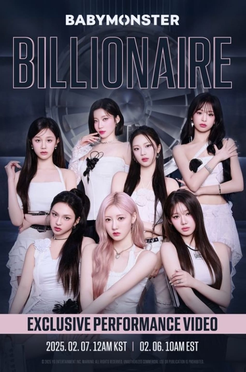 BABYMONSTER का 'BILLIONAIRE' 6 फरवरी, रात 12 बजे MV रिलीज़