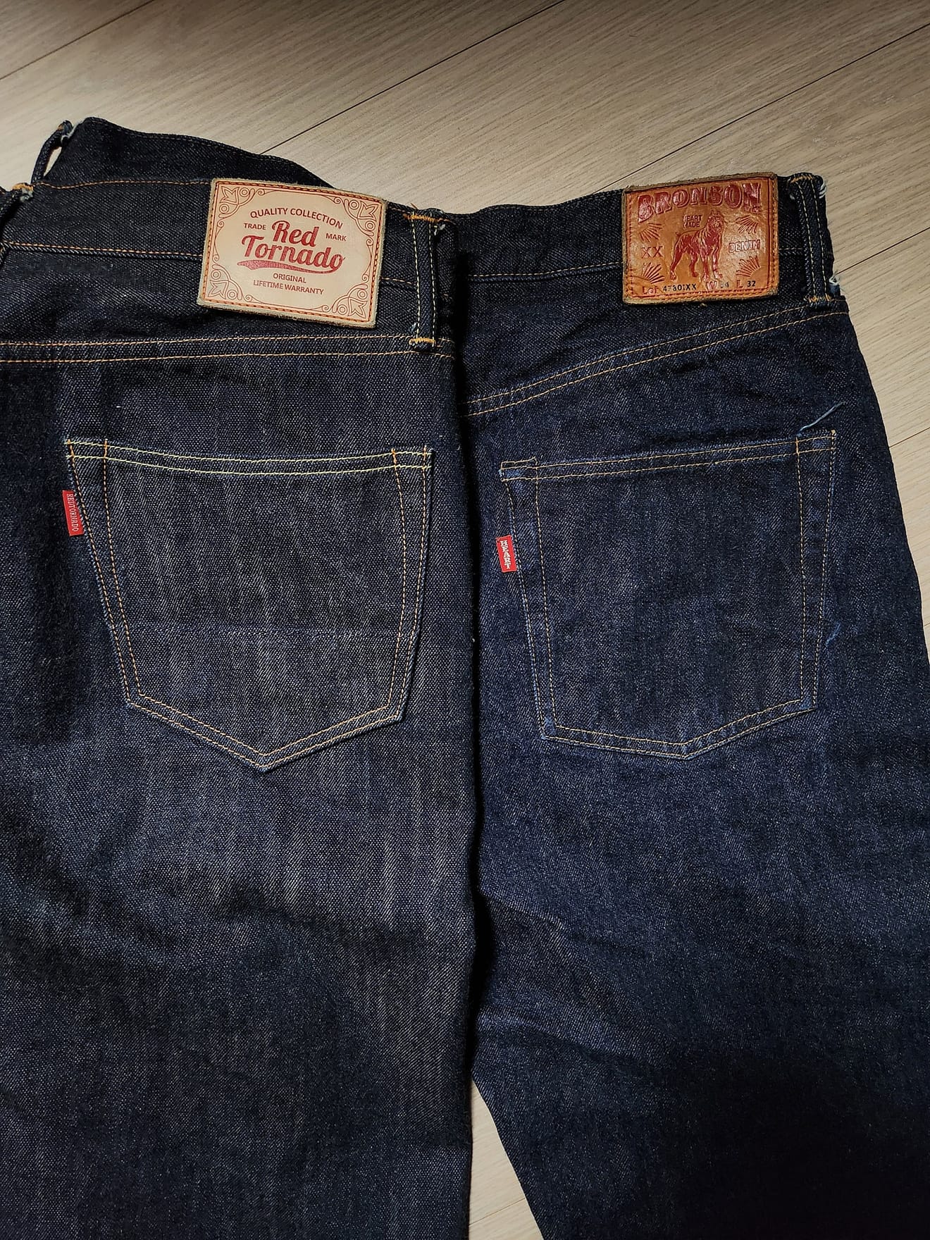 Bronson vs. Red Tornado 牛仔褲比較