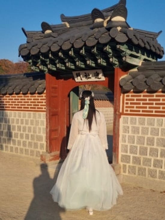 Gyeongbokgung Hanbok Verleih Erfahrungsbericht: Byeolgungteo Hanbok