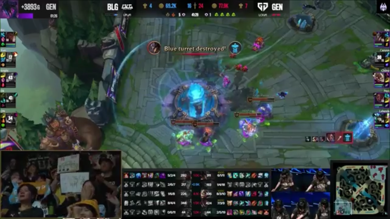League of Legends MSI 2024 Bracket Stage Top 3 Round GEN.G vs BLG 3:1 Overwinning