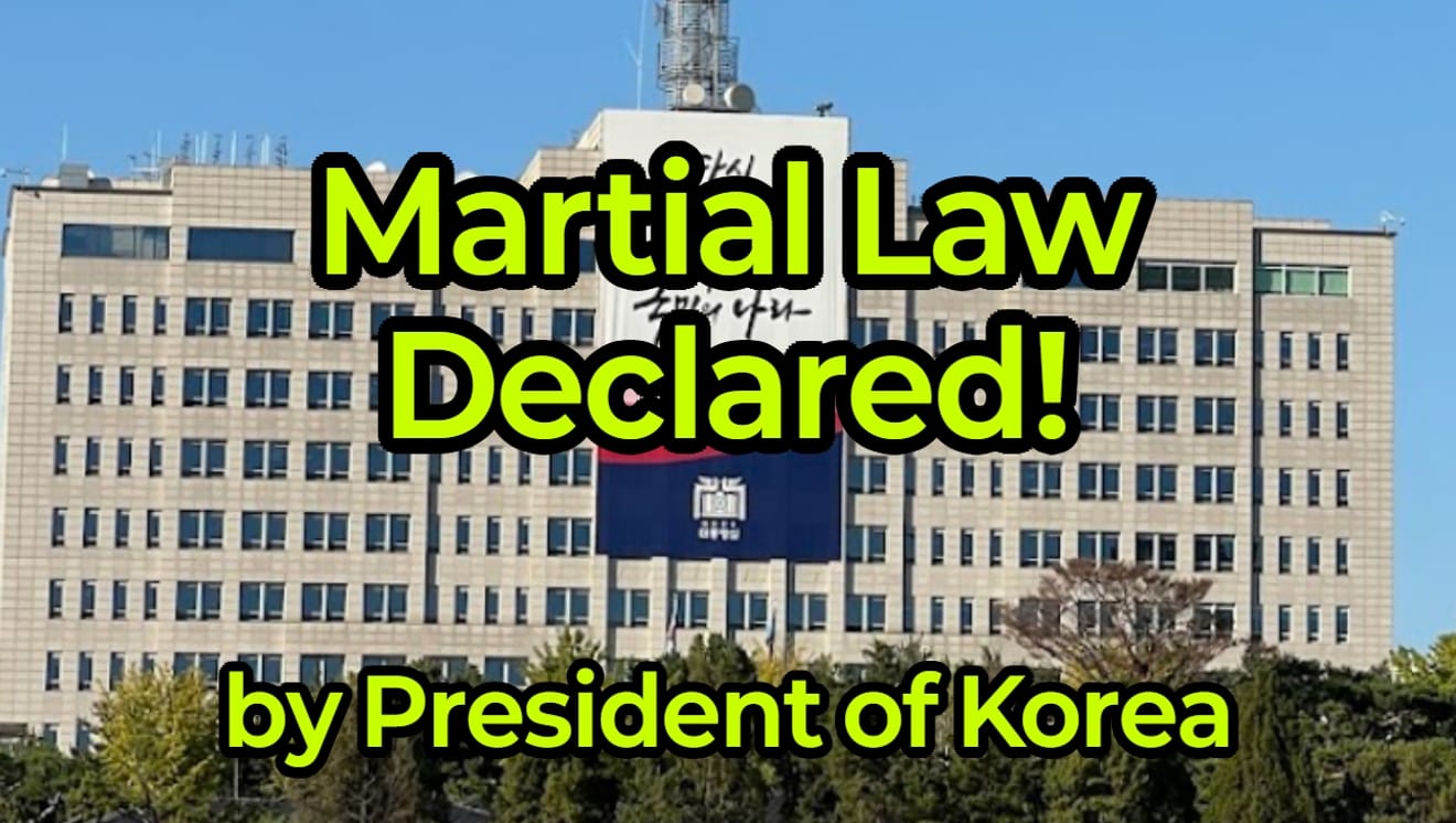Dél-Korea: Jun elnök rendkívüli állapotot (háborús jogot) hirdetett ki – 2024. december 3.