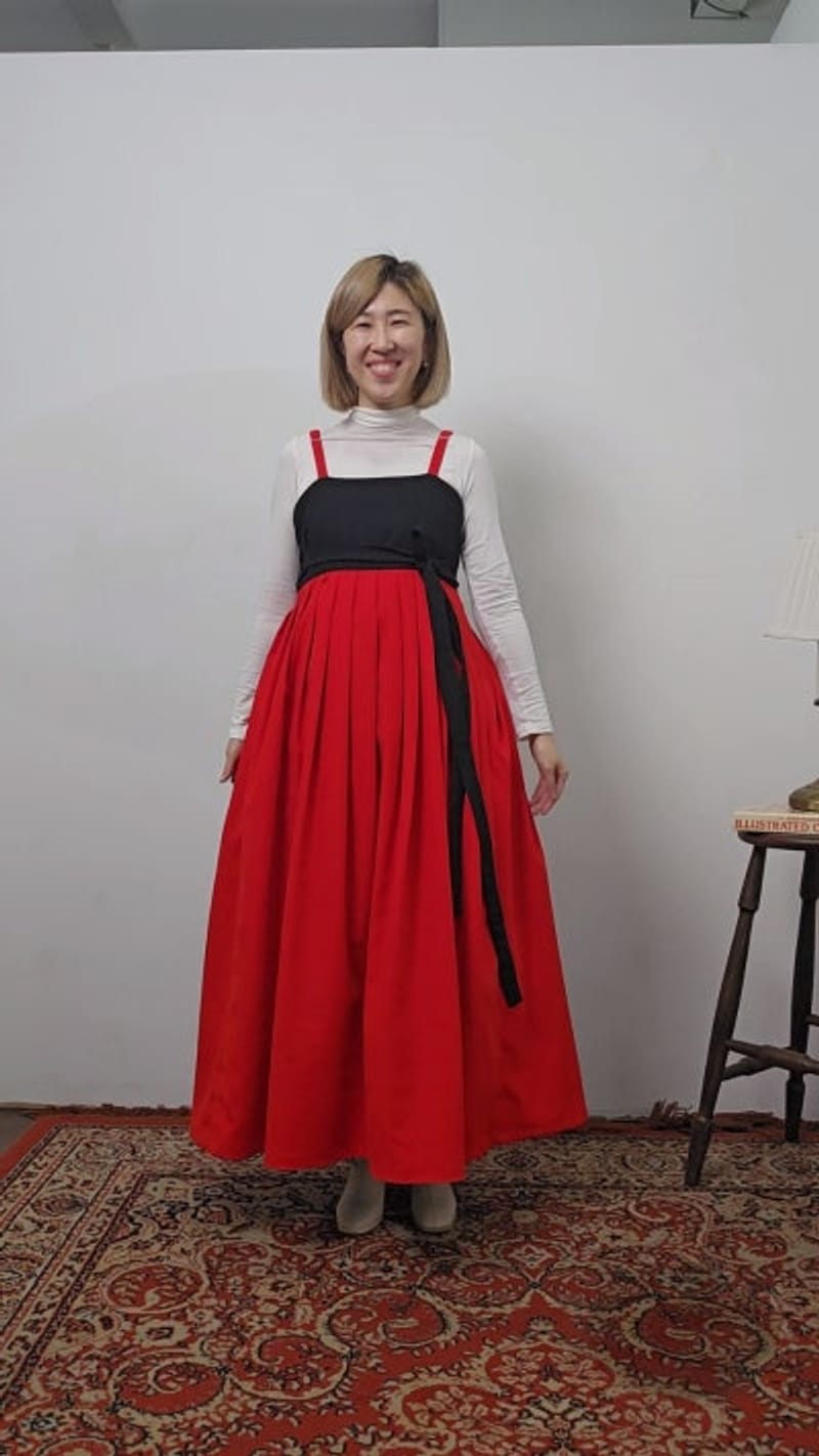 Secret to Achieving Full Skirt Volume with a Modern Hanbok Petticoat