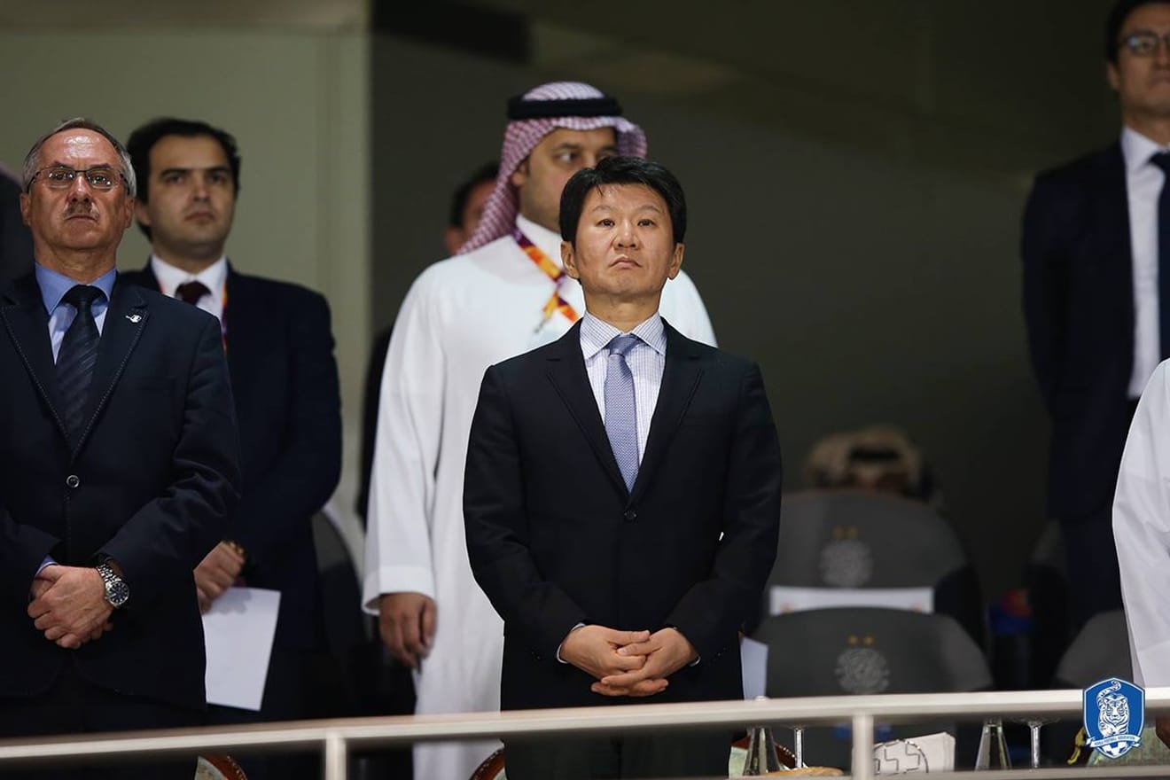 Son Heung-min, Lee Kang-in, Klinsmann, e Jung Mong-gyu