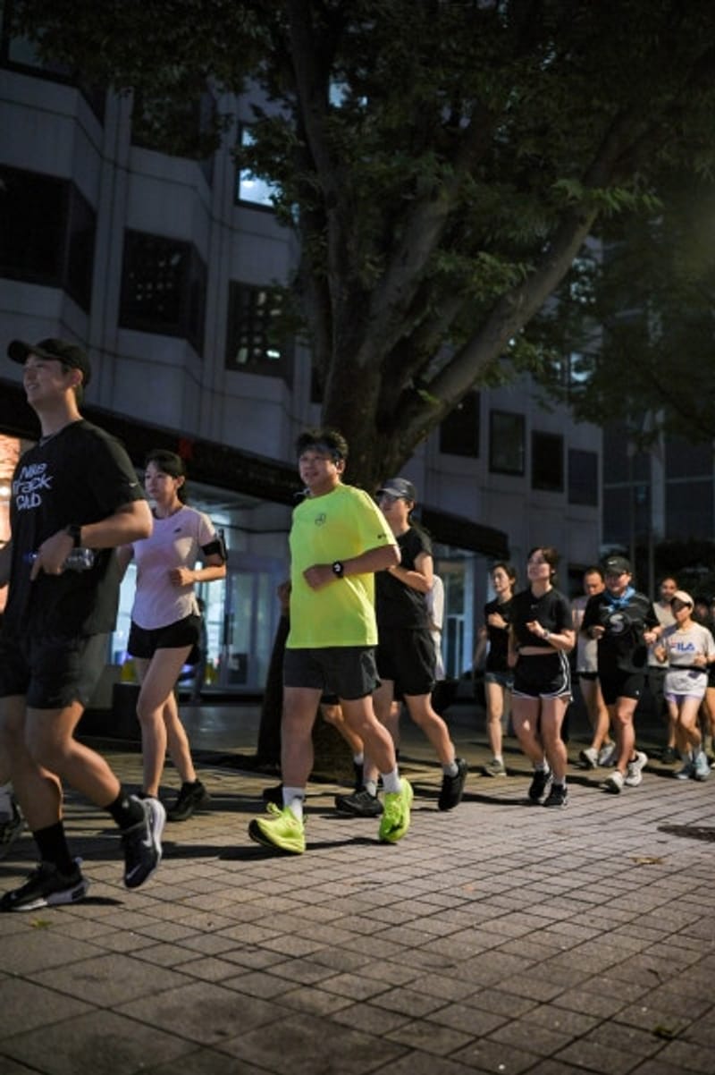  청溪廣場夜跑 首爾Running Crew 7979 活動心得