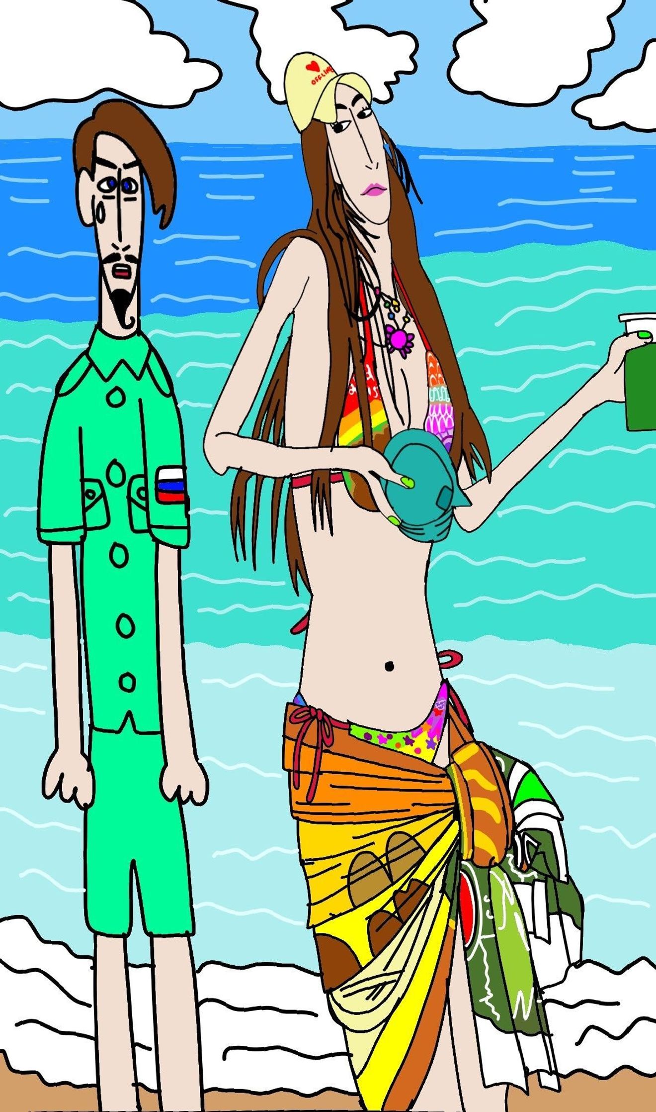 <DHC> Sahildeki bir kadın