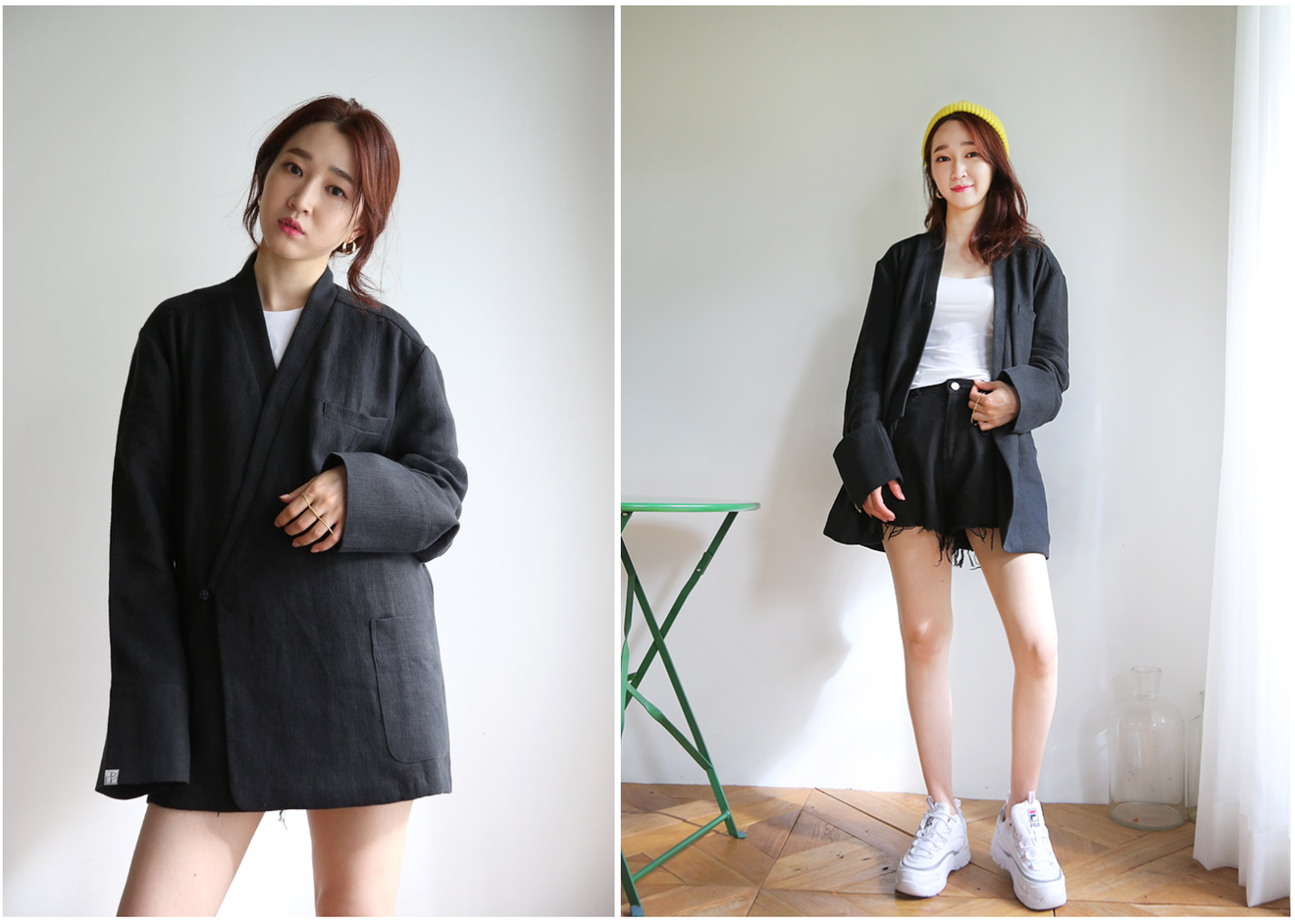 Mujer con chaqueta Ido