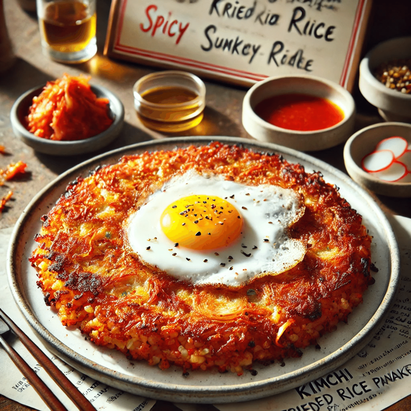 Receta de Kimchi볶음밥 (Kimchibokkeumbap) de Baek Jong-won en Kangsikdang 2: ¡Kimchi-bap está aquí!