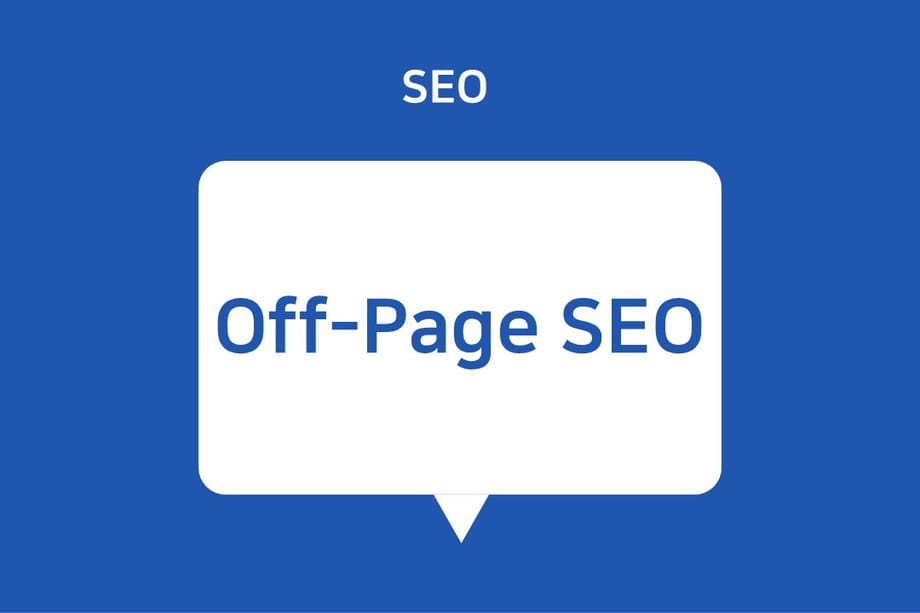 Image with the words 'off-page SEO'