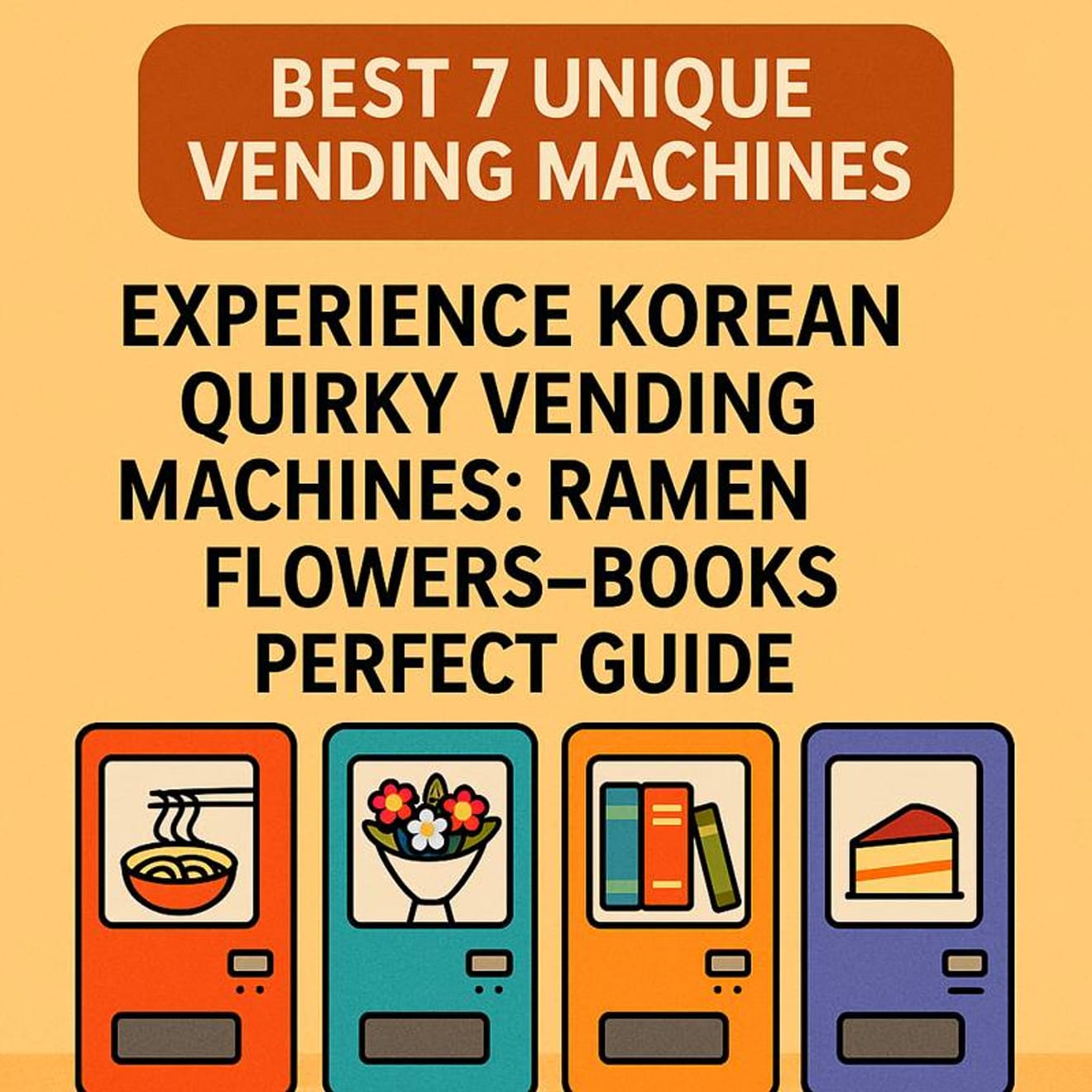 7 Mesin Penjual Otomatis Unik di Korea: Dari Sungai Han hingga Hongdae