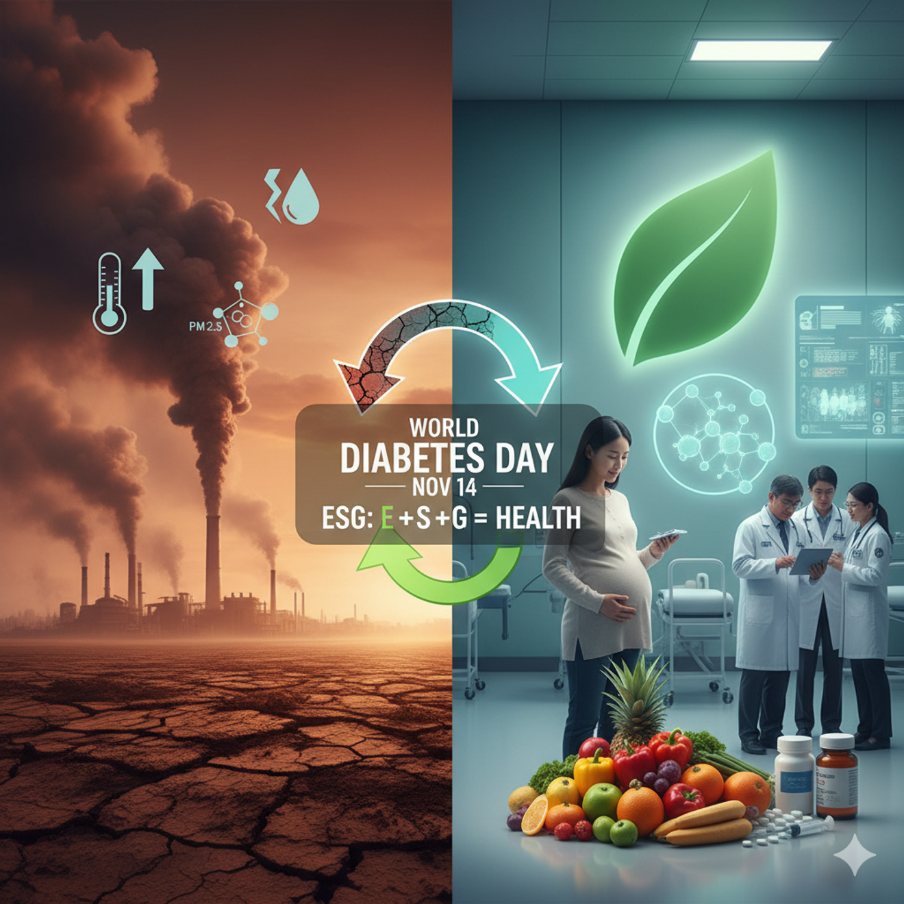 [ESG경영칼럼]'세계 당뇨병의 날' WHO의 경고, 기후 위기가 당뇨 합병증을 부른다
