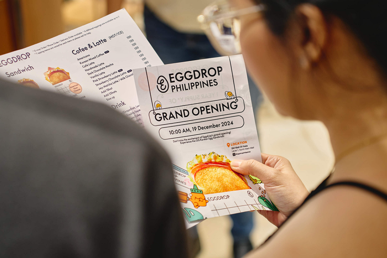 Eggdrop első filippínói üzlete megnyílt az SM Mall of Asiában! Íme a helyi reakciók!