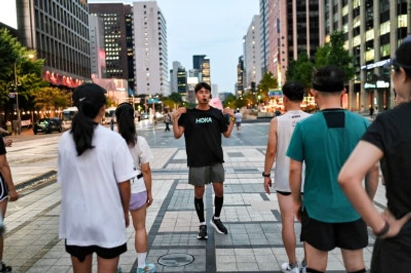  청溪廣場夜跑 首爾Running Crew 7979 活動心得