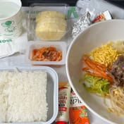 Repas payant Air Seoul assez satisfaisant