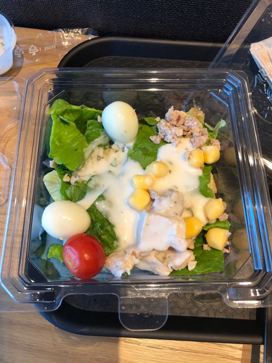 Starbucks salade:: Cobb Yoghurt dieet (prijs €5,80) heerlijk