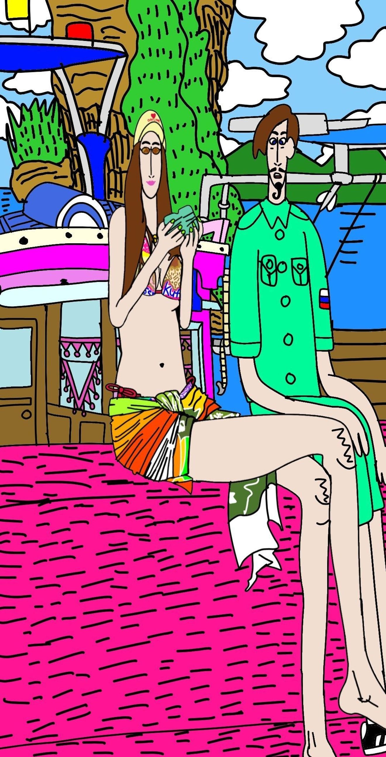 <DHC> Sahildeki bir kadın