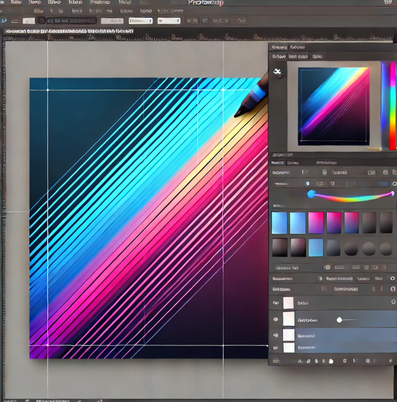 Photoshop Gradient használata és színkombinációs javaslatok