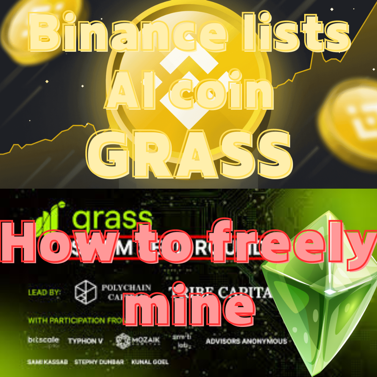 🚀[Pengingat Pra-Listing Binance, Koin AI GRASS] Penambangan Gratis PC+Mobile [Bitcoin/Ethereum/Airdrop/NFT]
