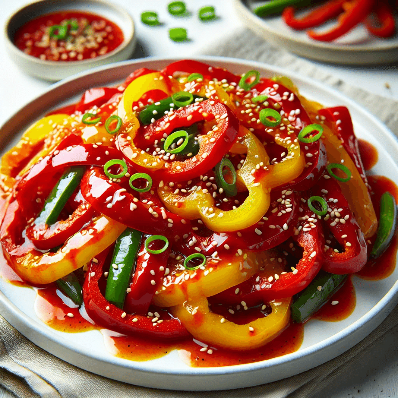 백종원의 파프리카 무침 레시피: 아삭하고 감칠맛 가득한 반찬