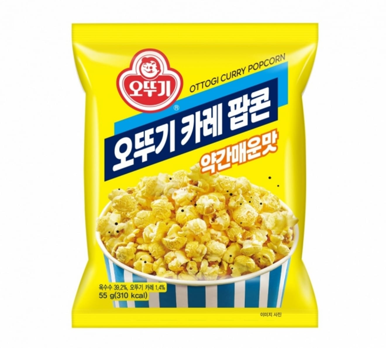 [2024년 신상과자] 오뚜기 팝콘 스낵 2탄, 카레-후추 맛 살린 '오뚜기 카레 팝콘'