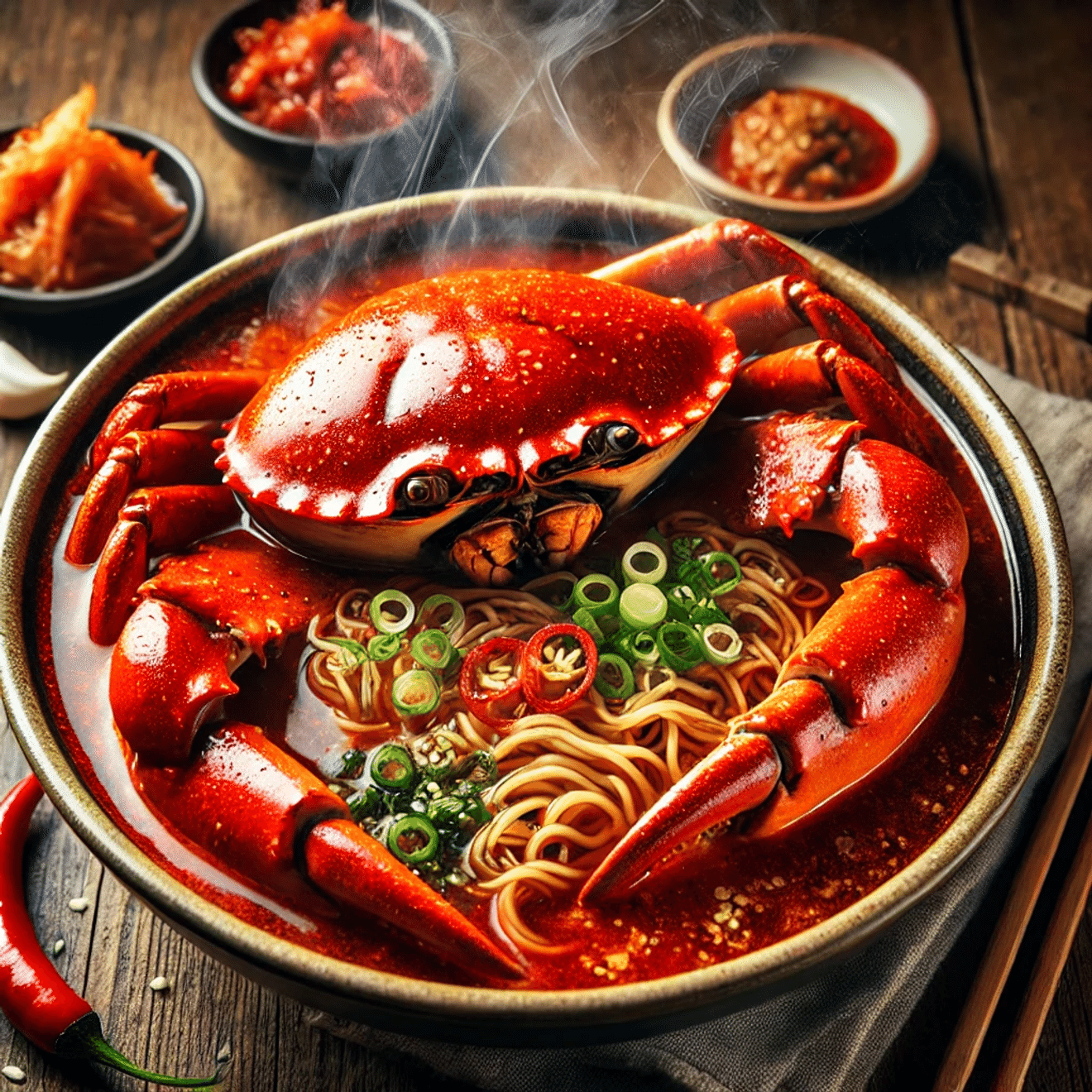 Ricetta del Ramen con granchio rosso di Baek Jong-won