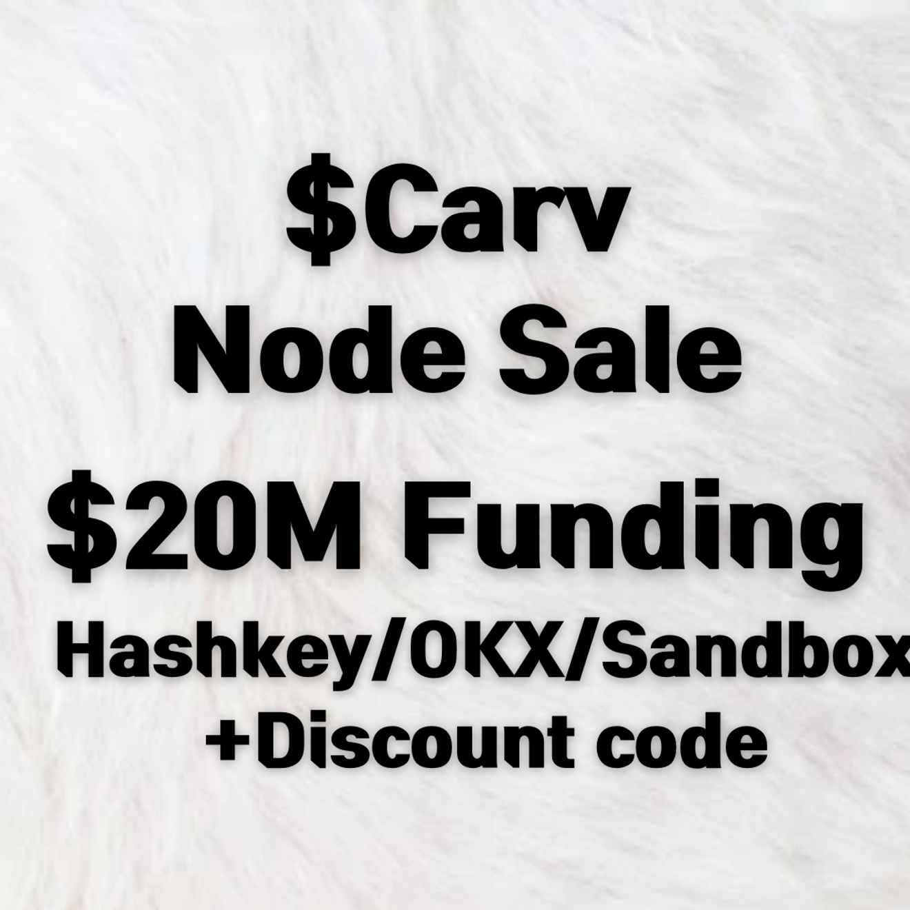 🚀[HashKey/276억 투자/Google Cloud] Événement liste blanche Carv Node🎁 Bitcoin/Ethereum/Airdrop