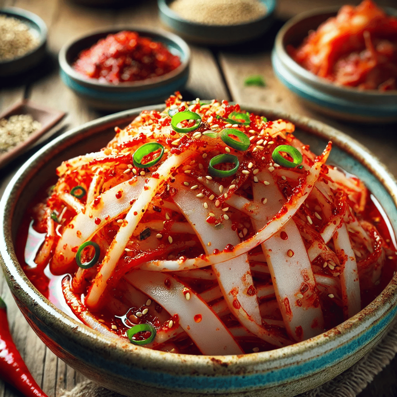 Ricetta di Mu-saengchae alla Baek Jong-won: facile e deliziosa ricetta coreana di Mu-saengchae