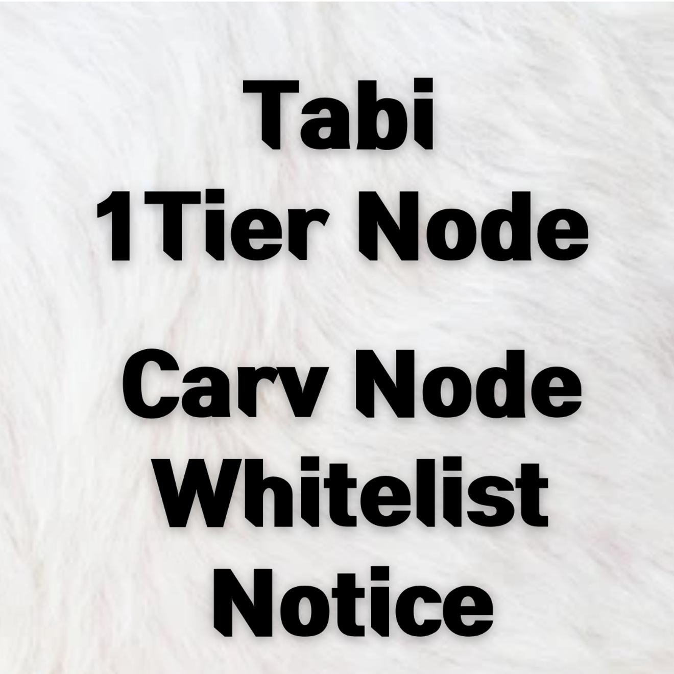 🎁 TABI 1-टियर नोड विजेता घोषणा और Carv नोड वरीयता विजेता सूचना [बिटकॉइन/इथेरियम/एयरड्रॉप/एनएफटी]
