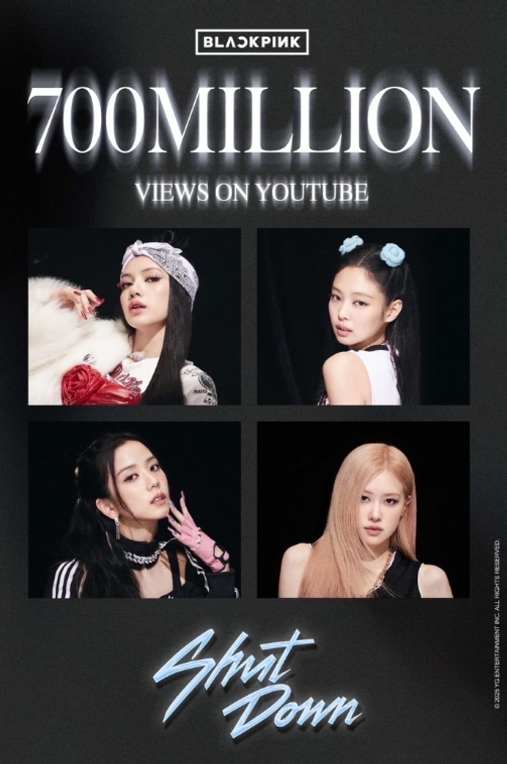 Blackpink supera los 700 millones de visitas en el vídeo musical de ‘Shut Down’