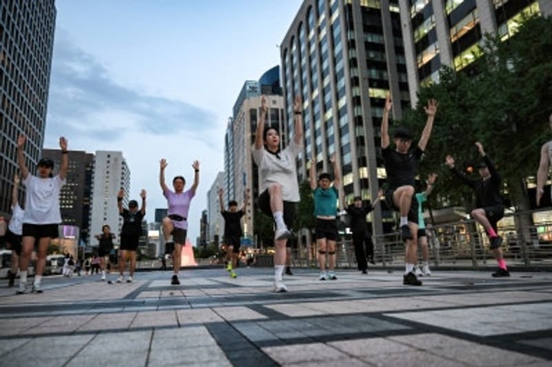  청溪廣場夜跑 首爾Running Crew 7979 活動心得