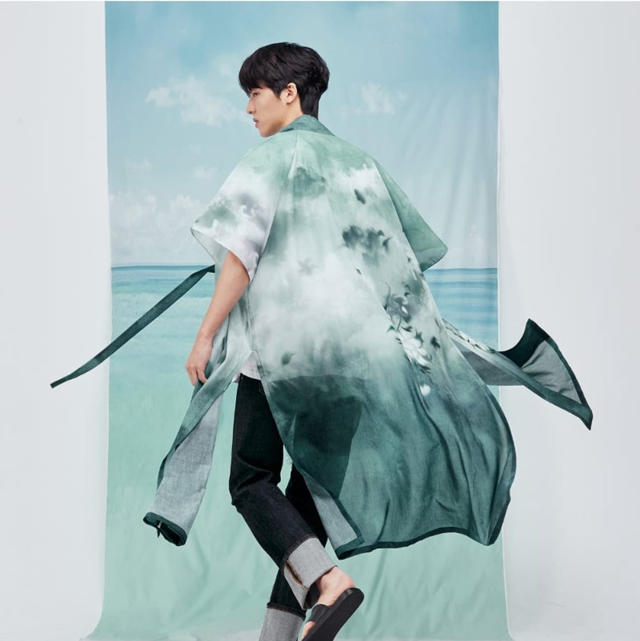 Goryeo Celadon Jikho: Traditional Korean Hanbok Jacket