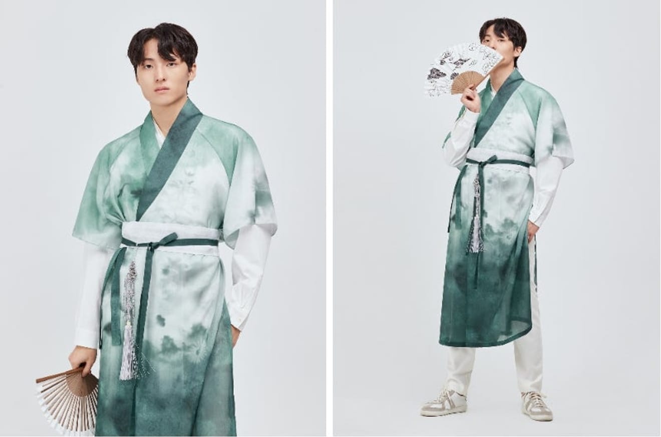 Goryeo Celadon Jikho: Traditional Korean Hanbok Jacket