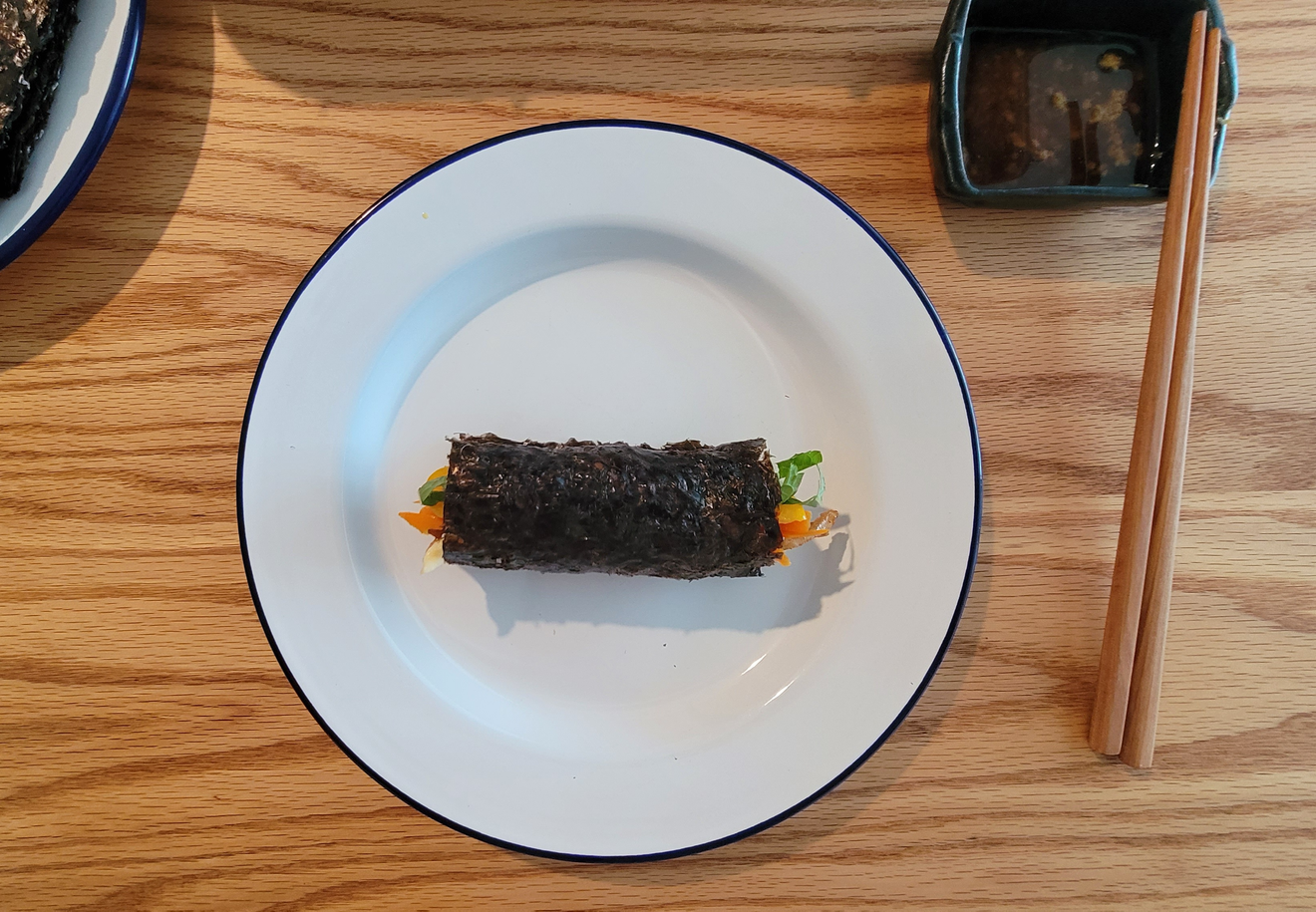 Keine Sushi-Rolle, sondern Kimbap