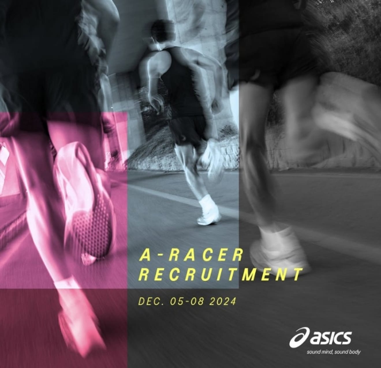 Inscripción abierta para corredores con récord de maratón completo en el equipo de running Asics A-RACER