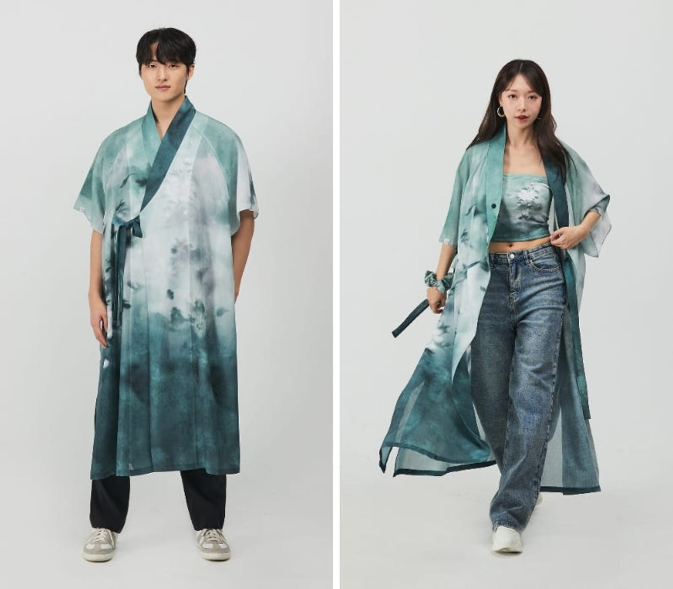 Goryeo Celadon Jikho: Traditional Korean Hanbok Jacket