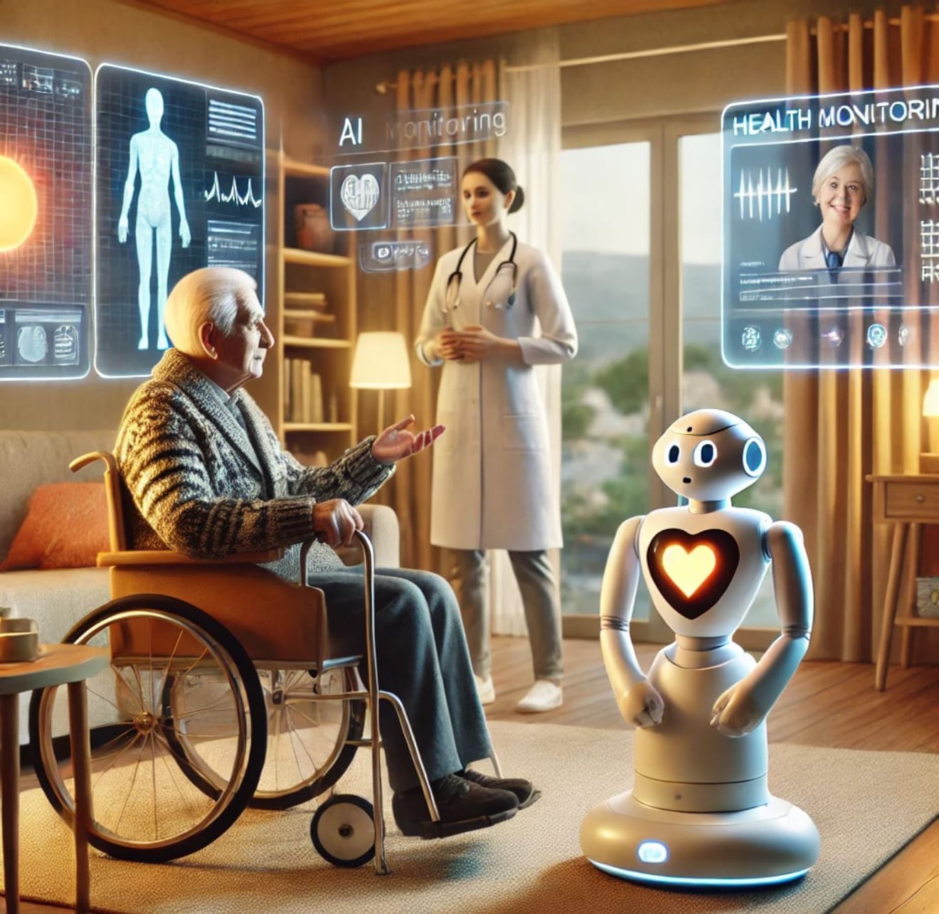 Personnes âgées handicapées et l'ère de l'intelligence artificielle - Changements sociaux, mise en place de systèmes