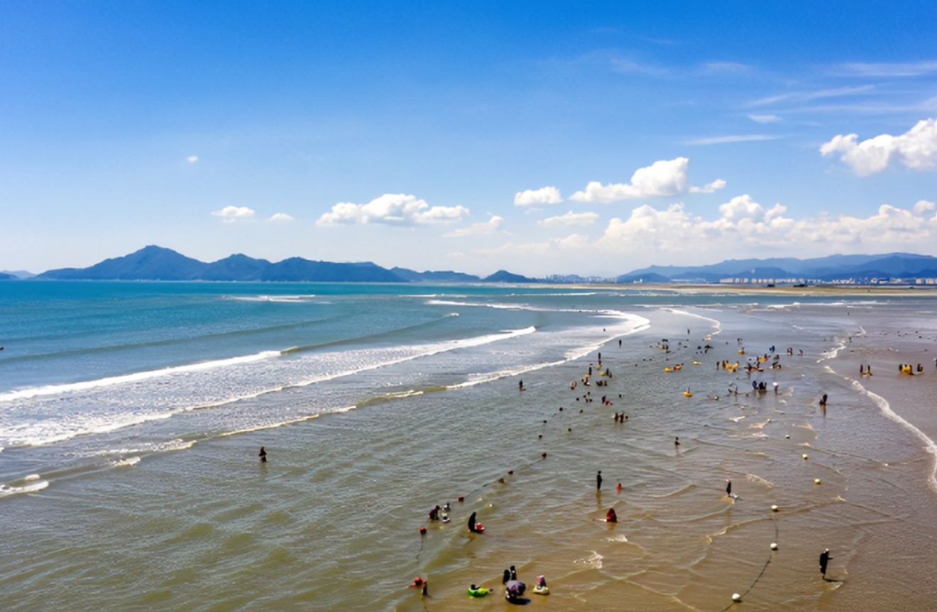 擁抱海景的散步，釜山多大浦海水浴場