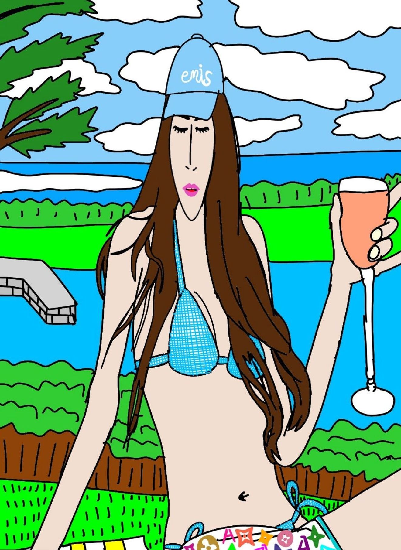 <DHC> Sahildeki bir kadın