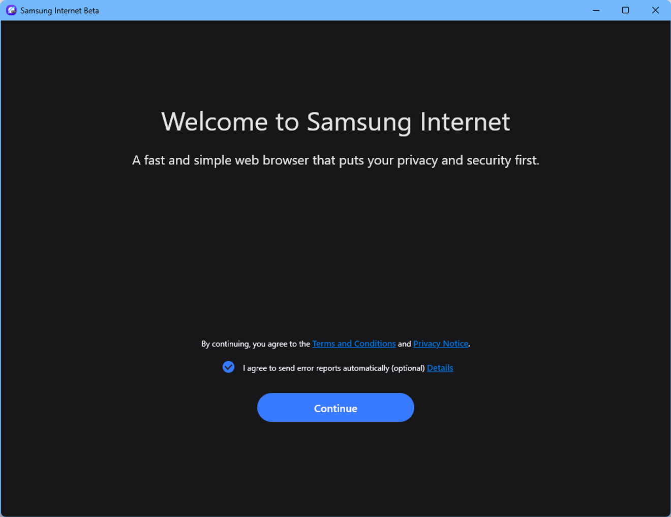 삼성 인터넷 브라우저를 윈도 PC에 설치하기